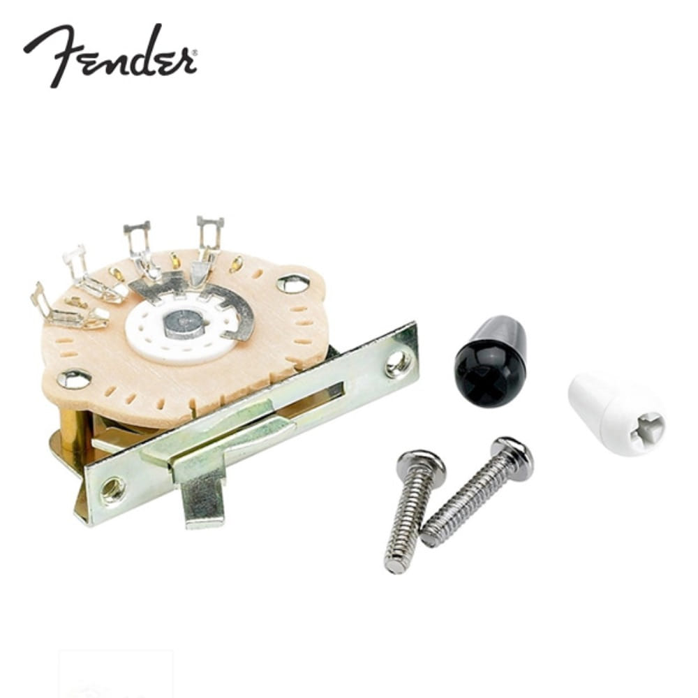 펜더 픽업셀렉터 5단 슬라이드셀렉터 5단스위치 Fender 5-POSITION STRATOCASTER® PICKUP SELECTOR SWITCH 스위치팁,나사포함 099-1367-000,0991367000