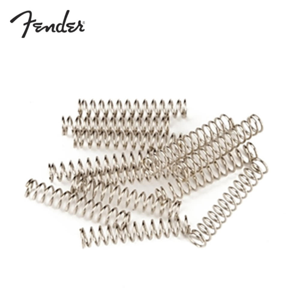 펜더 빈티지스타일 텔레캐스터,베이스 브리지 새들스프링 12개 Fender VINTAGE-STYLE TELECASTER® AND BASS BRIDGE INTONATION SPRINGS (12) 001-8689-049,0018689049