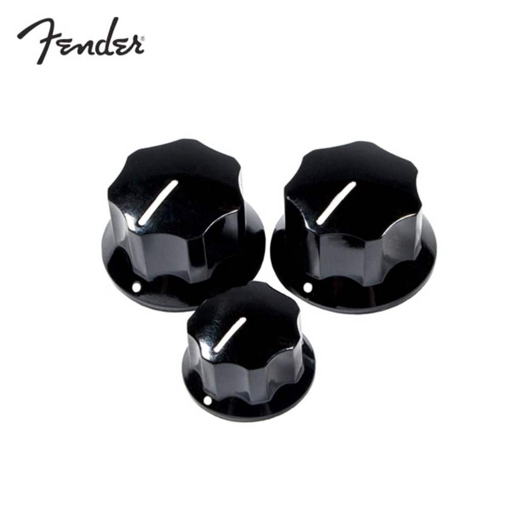 펜더 퓨어빈티지 60 재즈베이스 노브 세트 (1자드라이버나사방식) Fender PURE VINTAGE &#039;60S JAZZ BASS KNOBS 099-2085-000,0992085000