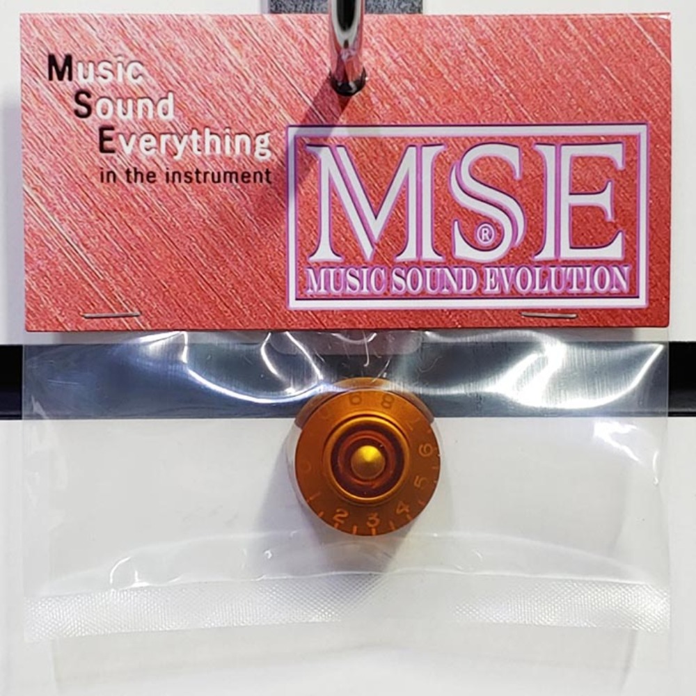 MSE SPDKN100A 스피드노브 엠버색 1개 SPD-KN100-A Speed Knob Amber (1) CTS포트,깁슨포트용,깁슨노브대용