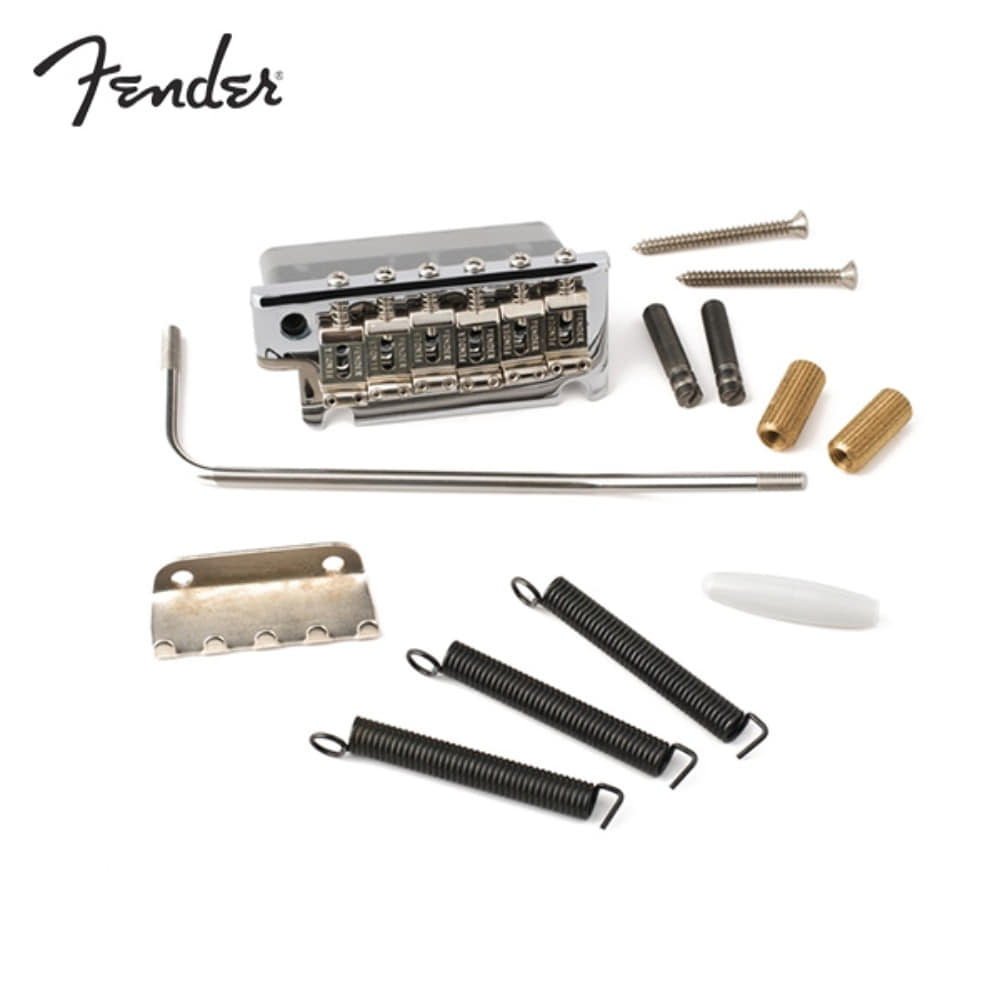 펜더 아메리칸스탠다드 스트라토캐스터 트레몰로브리지 크롬색 Fender AMERICAN STANDARD STRATOCASTER TREMOLO BRIDGE ASSEMBLY (&#039;08-PRESENT) 007-5091-049 0075091049