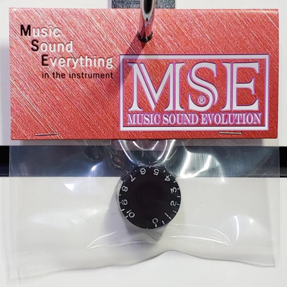 MSE SPDKN100BKA 스피드노브 검정색 1개 SPD-KN100-BK-A Speed Knob Black (1) CTS포트,깁슨포트용,깁슨노브대용