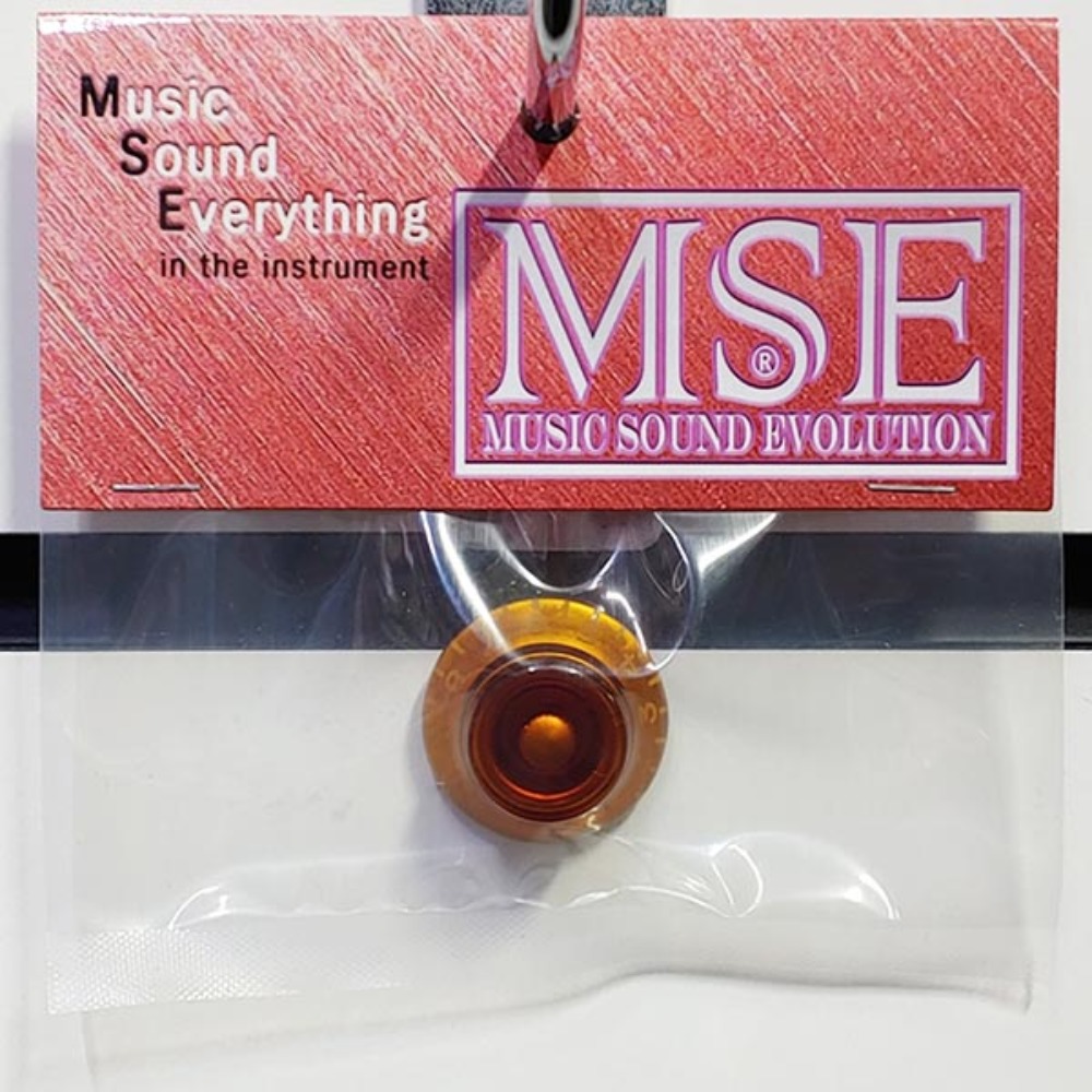 MSE THKN100A 탑햇노브 엠버색 1개 TH-KN100-A Top Hat Amber (1) CTS포트,깁슨포트용,깁슨노브대용