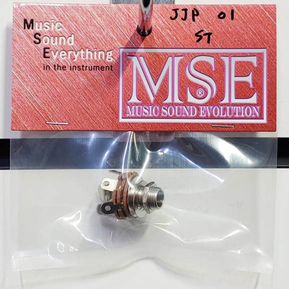 MSE JJP01-ST 기타,베이스 아웃풋잭 스테레오 MSE JJP-01-ST Output Jack Stereo 1/4인치잭,55잭,6.35잭,아웃잭,액티브악기잭