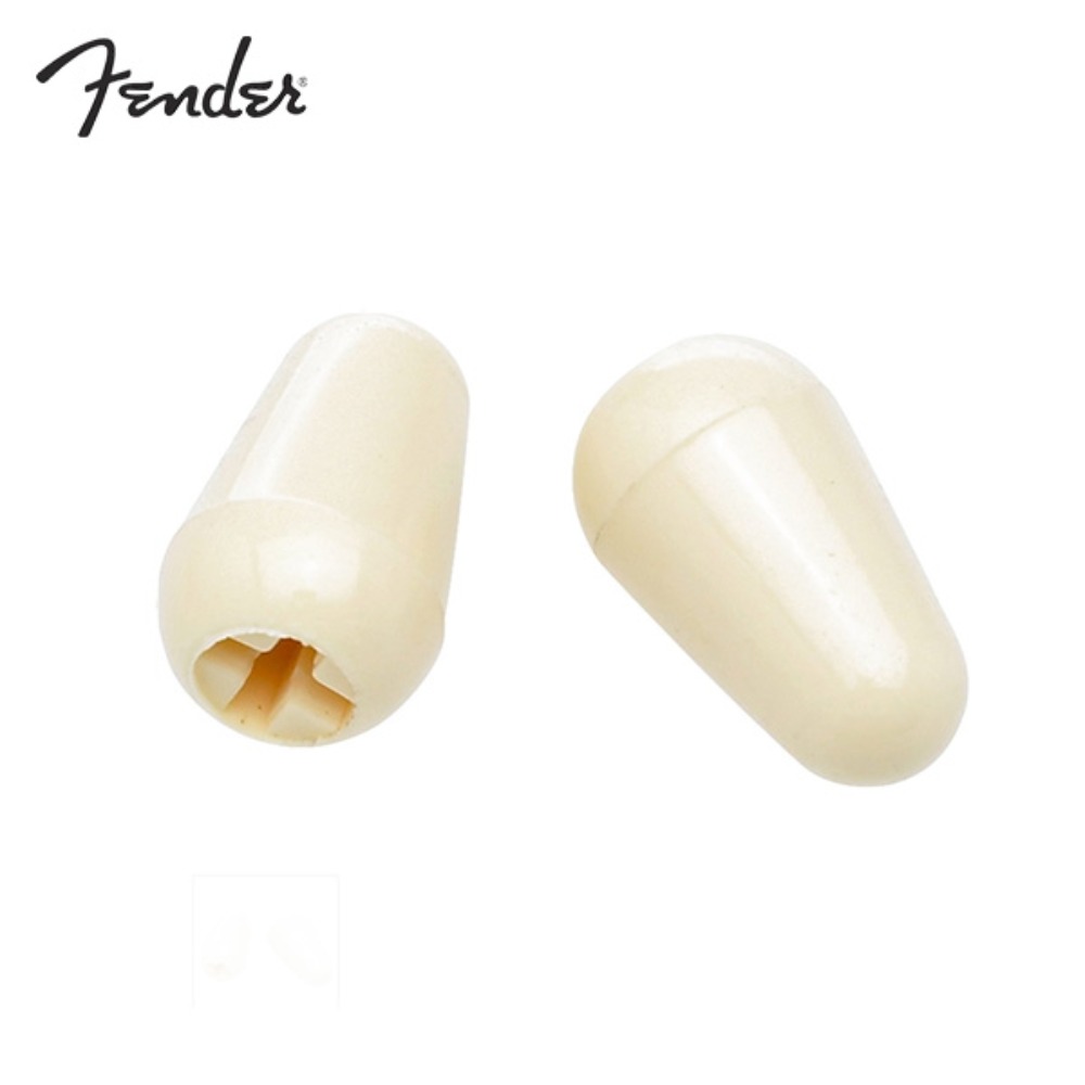 펜더 스트라토캐스터 스위치팁 스트랫 스위치팁 셀렉터팁 에이지드화이트색 2개 Fender STRATOCASTER® SWITCH TIPS Aged White (2) 099-4938-000 0994938000