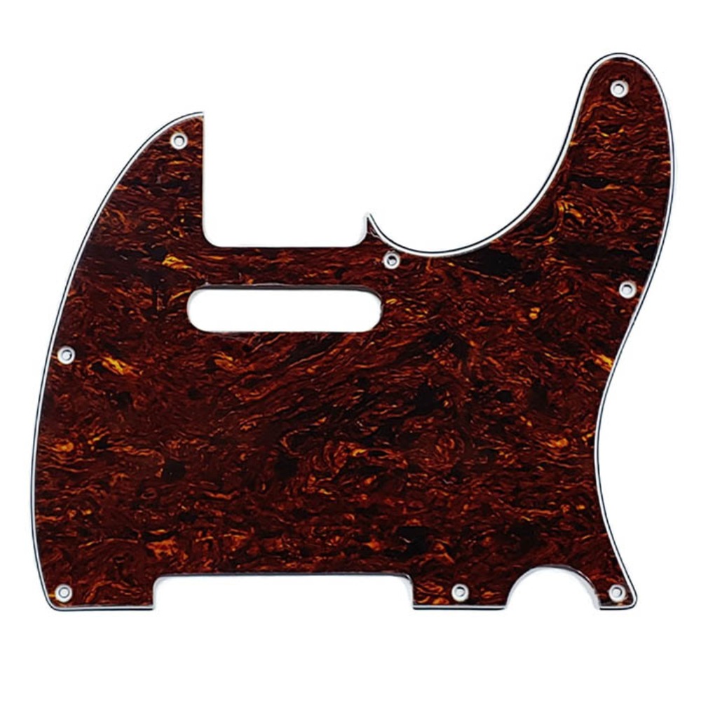 MSE TEPG38TOR 텔레캐스터픽가드 톨토이즈색 8홀나사 3ply 텔레픽가드,펜더호환 TEPG-38-TOR 8Hole Tele Pickguard Tortoise