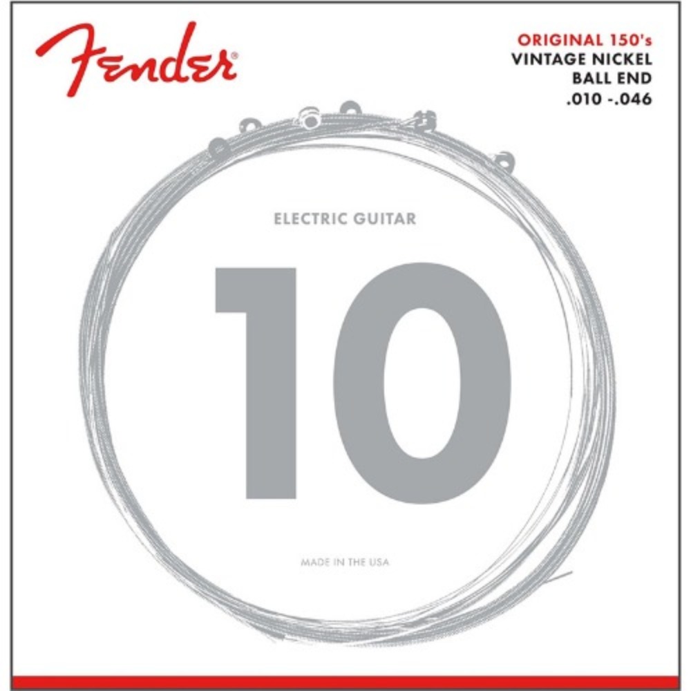 펜더 150R 오리지널150s 1046 일렉기타줄세트 Fender ORIGINAL PURE NICKEL 150 GUITAR STRINGS 10-46 10,13,17,26,36,46 0730150406 073-0150-406