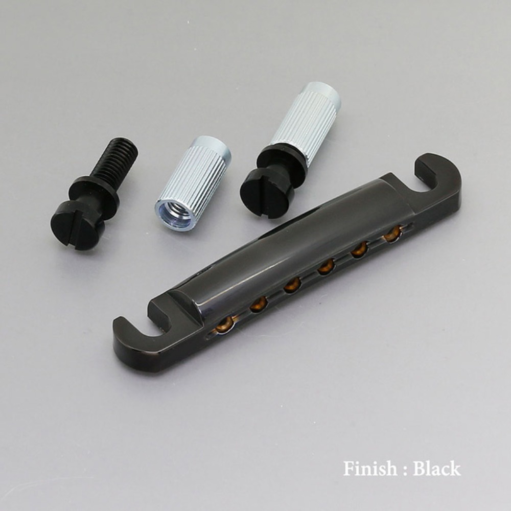 고또 GE101Z B 테일피스 검정색 Gotoh GE101Z-B Tailpieces Black 징크(Zinc)