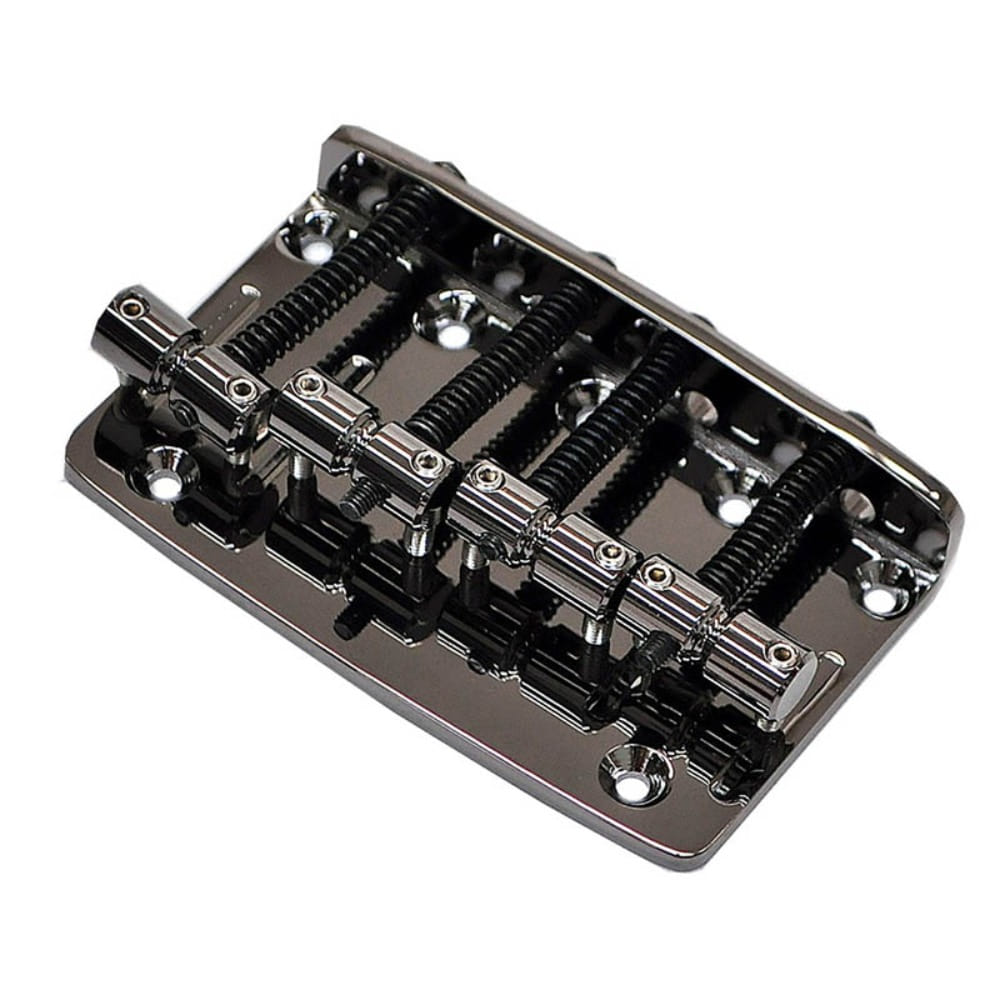 고또 203B-4 CK 4현베이스브리지 코스모블랙색 Gotoh 203B-4-CK Cosmo Black Bass Bridge 19mm피치,브라스플레이트,브라스새들