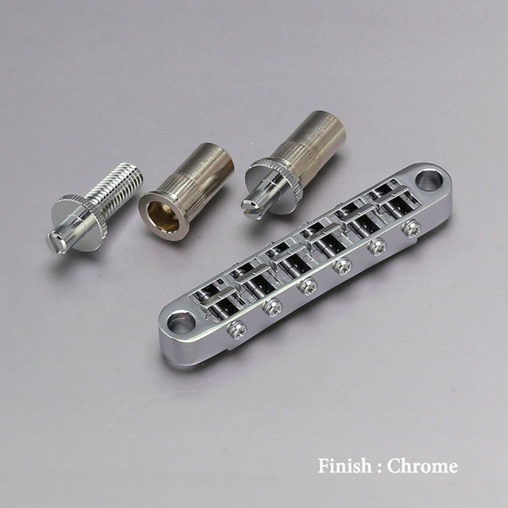 고또 GE103B-T C 튠오메틱 브리지 크롬색 Gotoh GE103B-T-C Tune O&#039; Matic Bridge Chrome