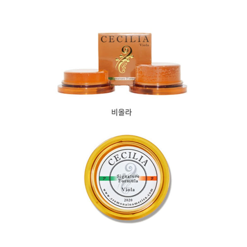 체칠리아 시그니처포뮬러 미니 비올라송진 Cecilia Signature Formula Viola Rosin Half Cake/Mini 스프레더미포함