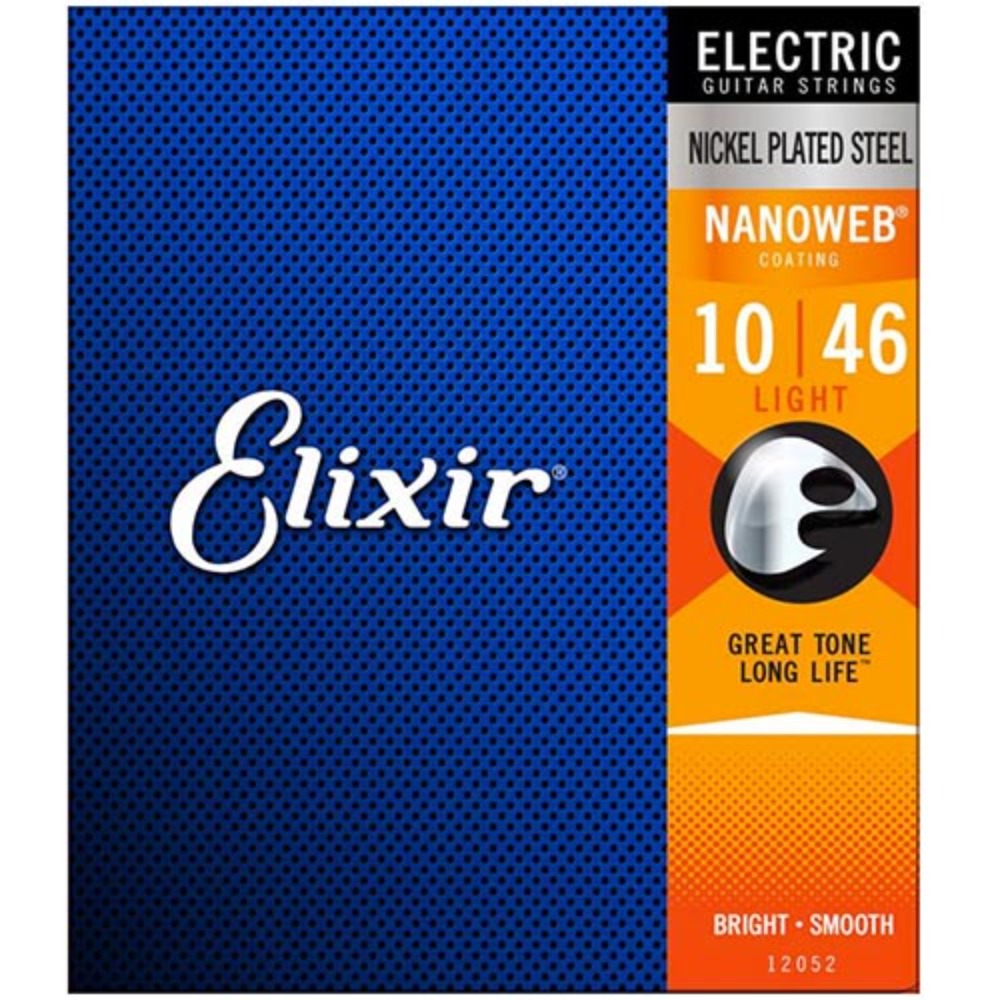 엘릭서 12052 나노웹 일렉줄 1046 라이트 Elixir Nanoweb Electric Light 10-46 10,13,17,26,36,46