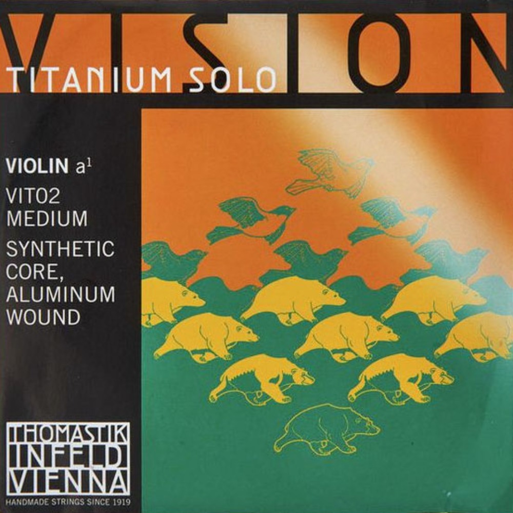 토마스틱인펠드 VIT02 비전티타늄솔로 바이올린 A선 낱줄 Thomastik Infeld VISION TITANIUM SOLO VIOLIN A 미디엄,2번줄