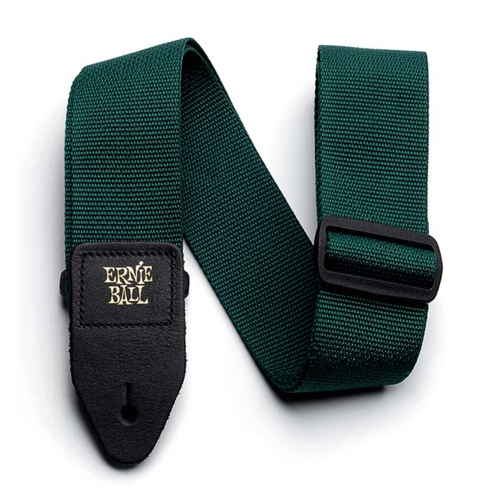 어니볼 폴리프로 멜빵 포레스트그린색 폴리프로 스트랩 Ernieball Polypro Strap Forest green 나일론+끝부분가죽