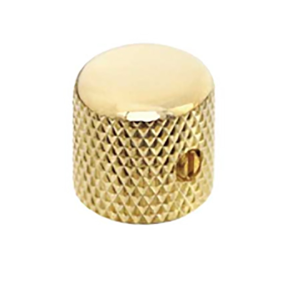 MSE MKN19GA 메탈 돔노브 금색 1개 내경6.35 CTS솔리드샤프트용 MKN-19-G-A Dome Knob Gold (1) 1자드라이버고정,볼륨노브,톤노브