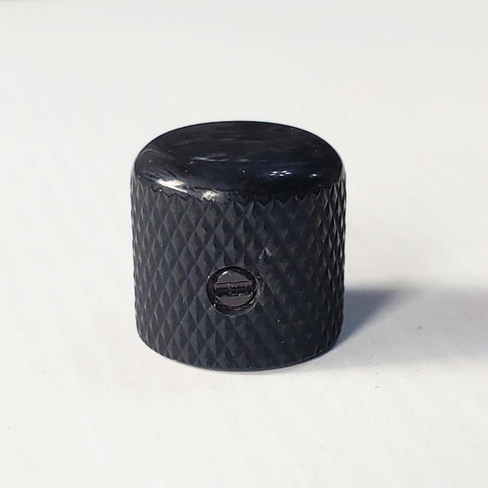 MSE MKN19BKA 메탈 돔노브 검정색 1개 내경6.35 CTS솔리드샤프트용 MKN-19-BK-A Dome Knob BLACK (1) 1자드라이버고정,볼륨노브,톤노브