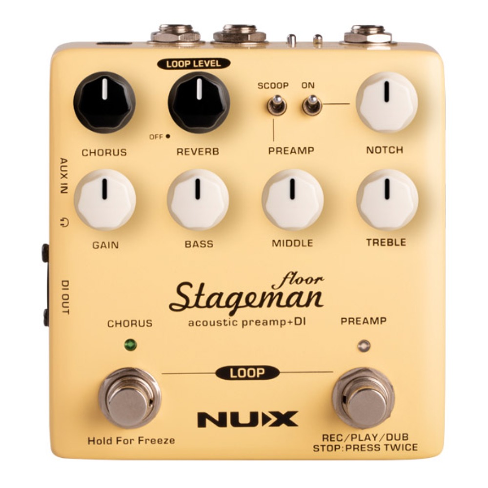 뉴엑스 눅스 NAP5 스테이지맨 플로어 어쿠스틱프리앰프DI NUX NAP-5 Stageman Floor Acoustic Preamp D.I