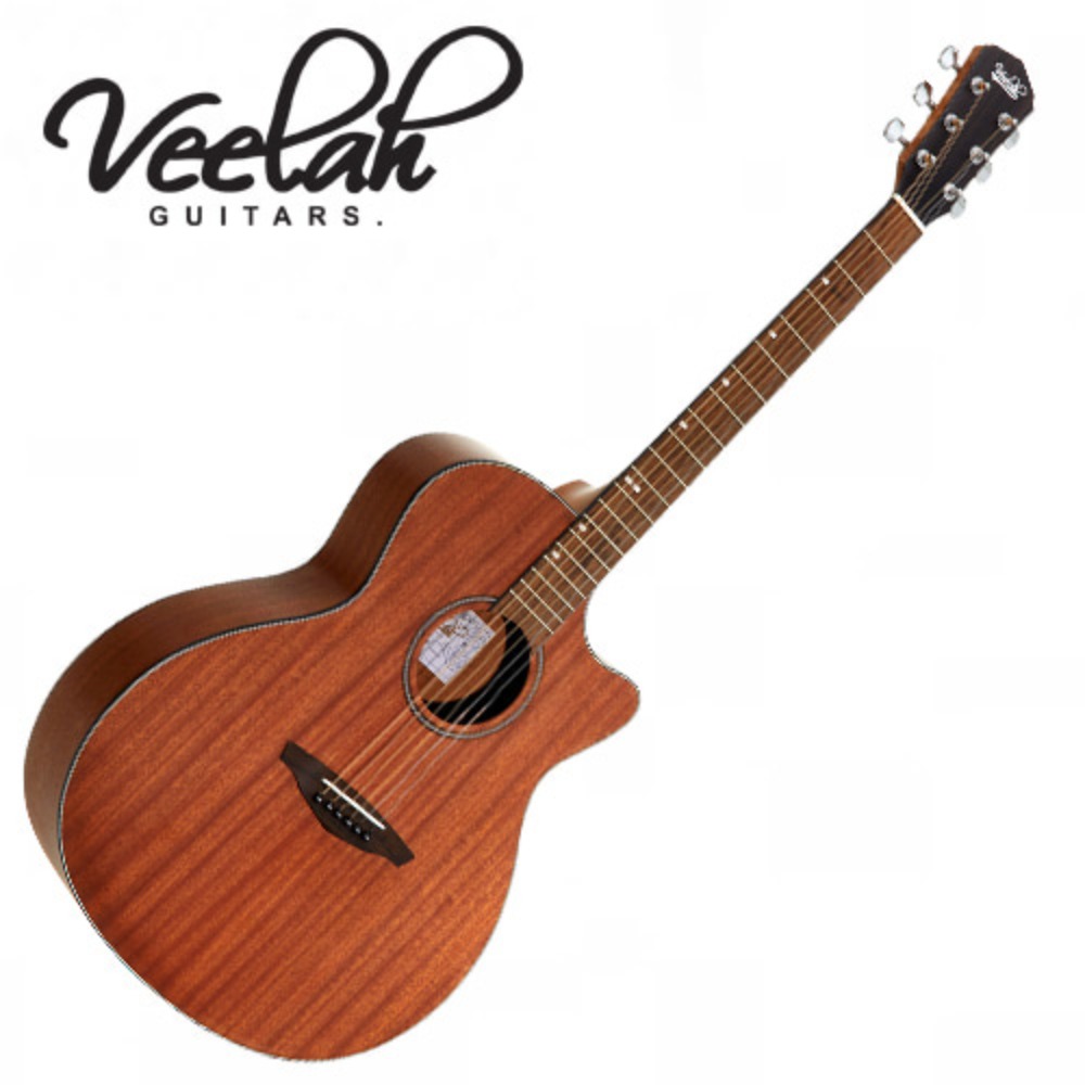 비일라 VGACMM 어쿠스틱기타 Veelah Acoustic Guitar 그랜드오디토리움 컷어웨이 바디,마호가니