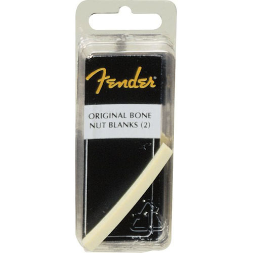 펜더 멜라민 스트라토캐스터/텔레캐스터 스트링 너트 블랭크 2개 Fender MELAMINE STRATOCASTER®/TELECASTER® STRING NUT BLANKS (2) 099-4920-000 099492000