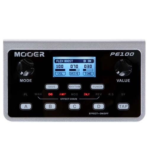 무어오디오 PE100 포터블 기타이펙터 PE-100 Potable Effects Processor