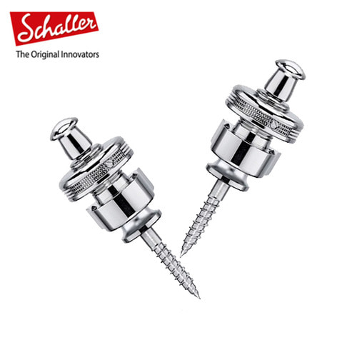 쉘러 SLOCK CR 스트랩락 크롬색 Schaller S-Lock Strap Lock Chrome S락,두꺼운스트랩 사용