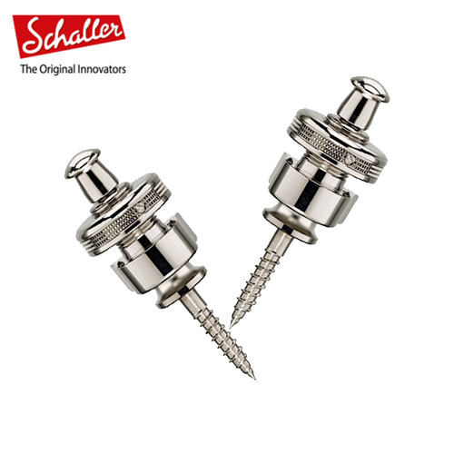 쉘러 SLOCK NI 스트랩락 니켈색 Schaller S-Lock Strap Lock Nickel S락,두꺼운스트랩사용