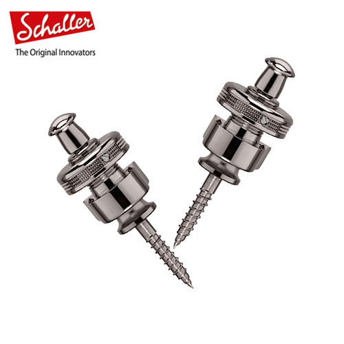 쉘러 SLOCK RU 스트랩락 루테늄색 Schaller S-Lock Strap Lock Ruthenium S락,두꺼운스트랩 사용