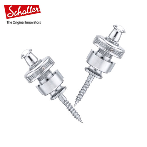 쉘러 SLOCK SC 스트랩락 새틴크롬색 Schaller S-Lock Strap Lock Satin Chrome S락,두꺼운스트랩사용가능