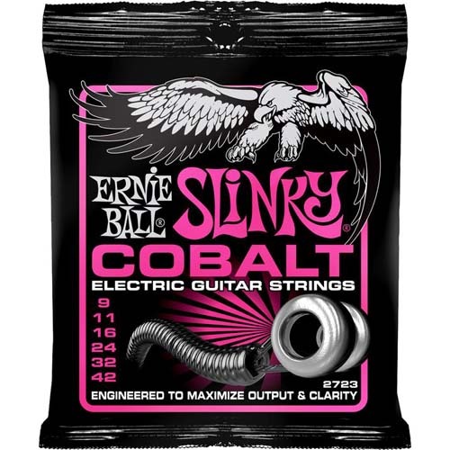 어니볼 2723 코발트 슈퍼슬링키 일렉줄 942 Ernieball Super Slinky Cobalt 9-42 9,11,16,24,32,42