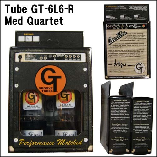 그루브튜브 GT-6L6-R파워 진공관 4Pack