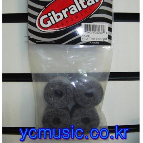 지브롤터 지브랄타 SCCFL 심벌펠트 4개 Gibraltar SC-CFL Cymbal Felt (4)