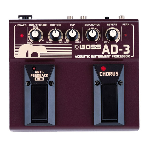 보스 AD3 어쿠스틱 멀티이펙터 Boss AD-3 Acoustic Multi