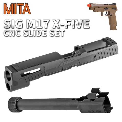 SIG M17 CNC Aluminium X-Five Slide Set