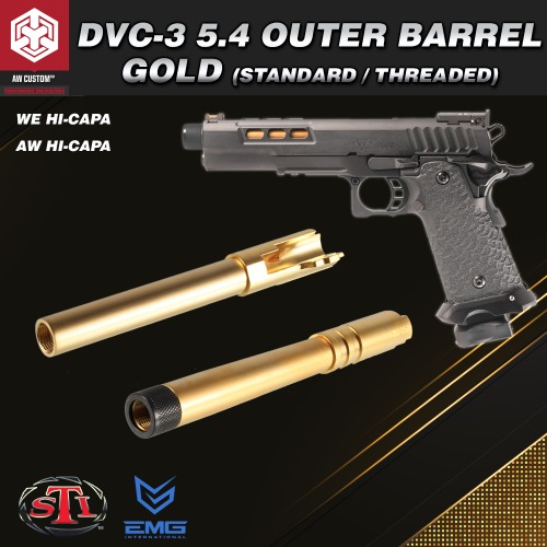 EMG/STI DVC-3 Hi-Capa 5.4 Outer Barrel (Gold)