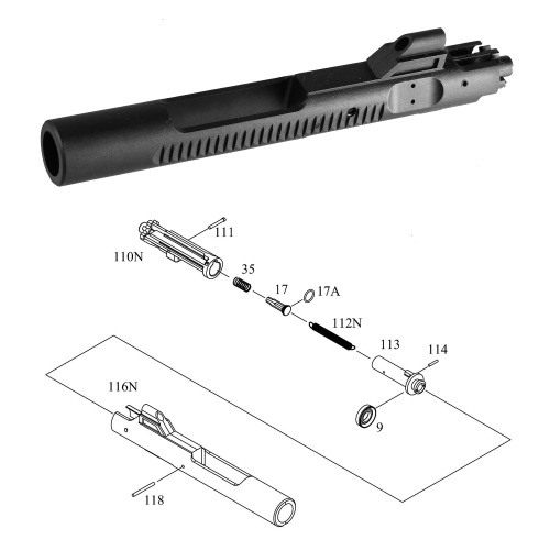 KJW M4 GBB Cylinder Set