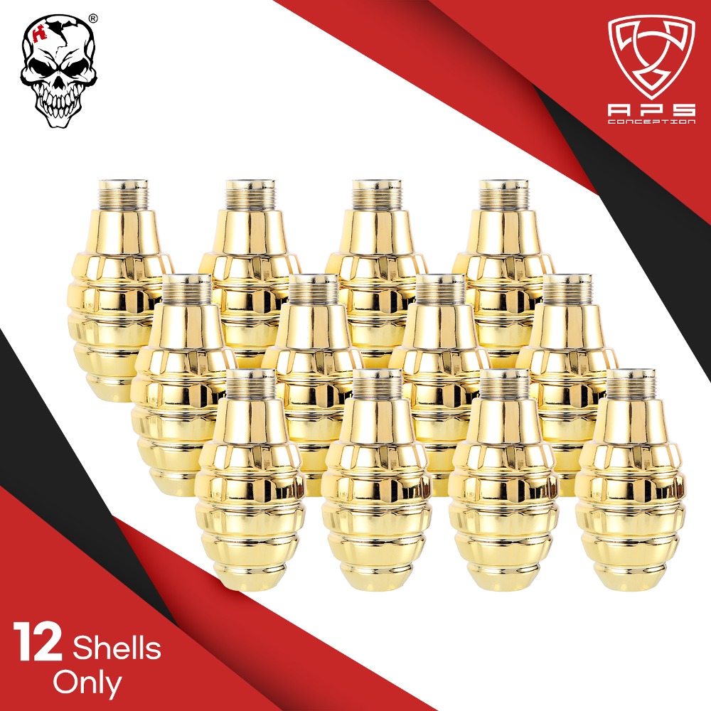 Gold Pineapple Replacement Shell Pack 12pcs / TB-S-01GL