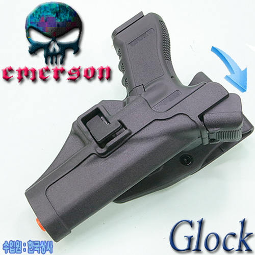 Glock Serpa Auto Lock Duty Holster / BK