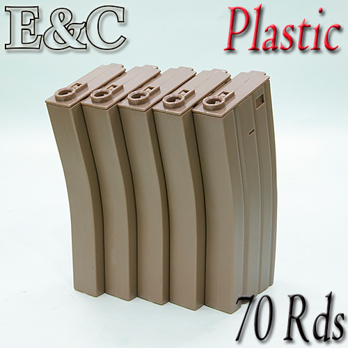 E&amp;C Plastic Magazine / 70 Rds (5 pcs) DE