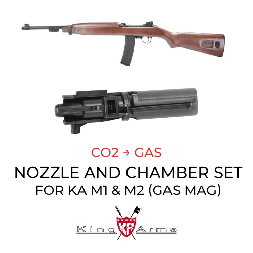 Nozzle and Chamber set for King Arms M1/M2 Series (for GAS Mag)