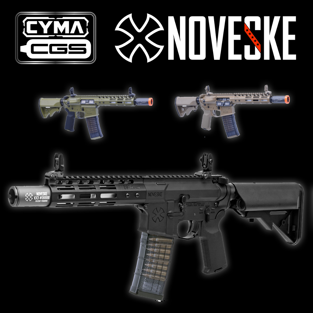 [즉시출고] EMG x CYMA CGS Noveske SBR GBB 7인치 (하이 스피드 볼트 버전)