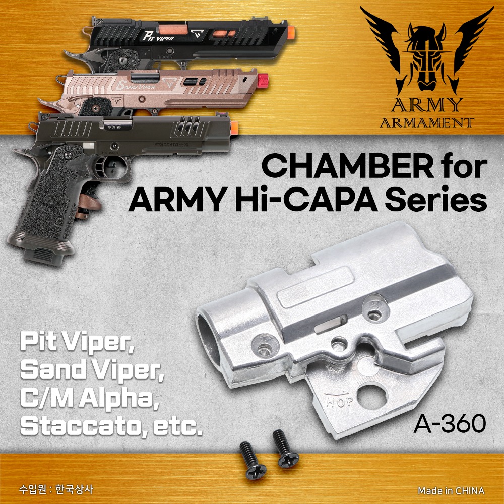 Army Chamber for Hicapa (Pit Viper/Sand Viper/Staccato)