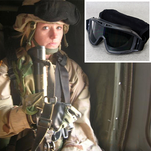 Desert Military Goggle(BLACK)