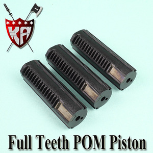 POM Full Teeth Piston (3 Pcs Bulk Pack)  