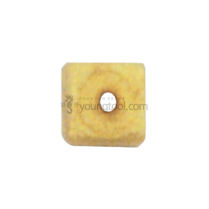 [수입구매대행] Beadalon 실리콘 큐브형 비드 범퍼 장식 (1.7 mm/Gold)
