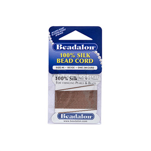 Beadalon 실크사 (Beige/2M)