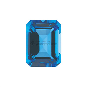 AAA+ 스위스블루 토파즈 (Faceted Swiss Blue Topaz/Emerald)