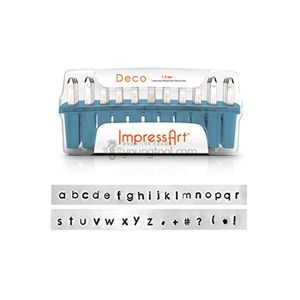 ImpressArt 메탈도장 세트 (Deco/소문자/1.5 mm)