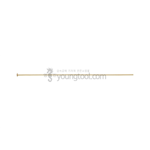 [수입구매대행] 14K 옐로우 골드필드 T자핀 장식 (0.51T x 50.8 mm)
