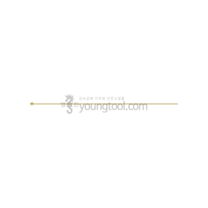 [수입구매대행] 14K 옐로우 골드필드 볼핀 장식 (0.30T x 38.1 mm)