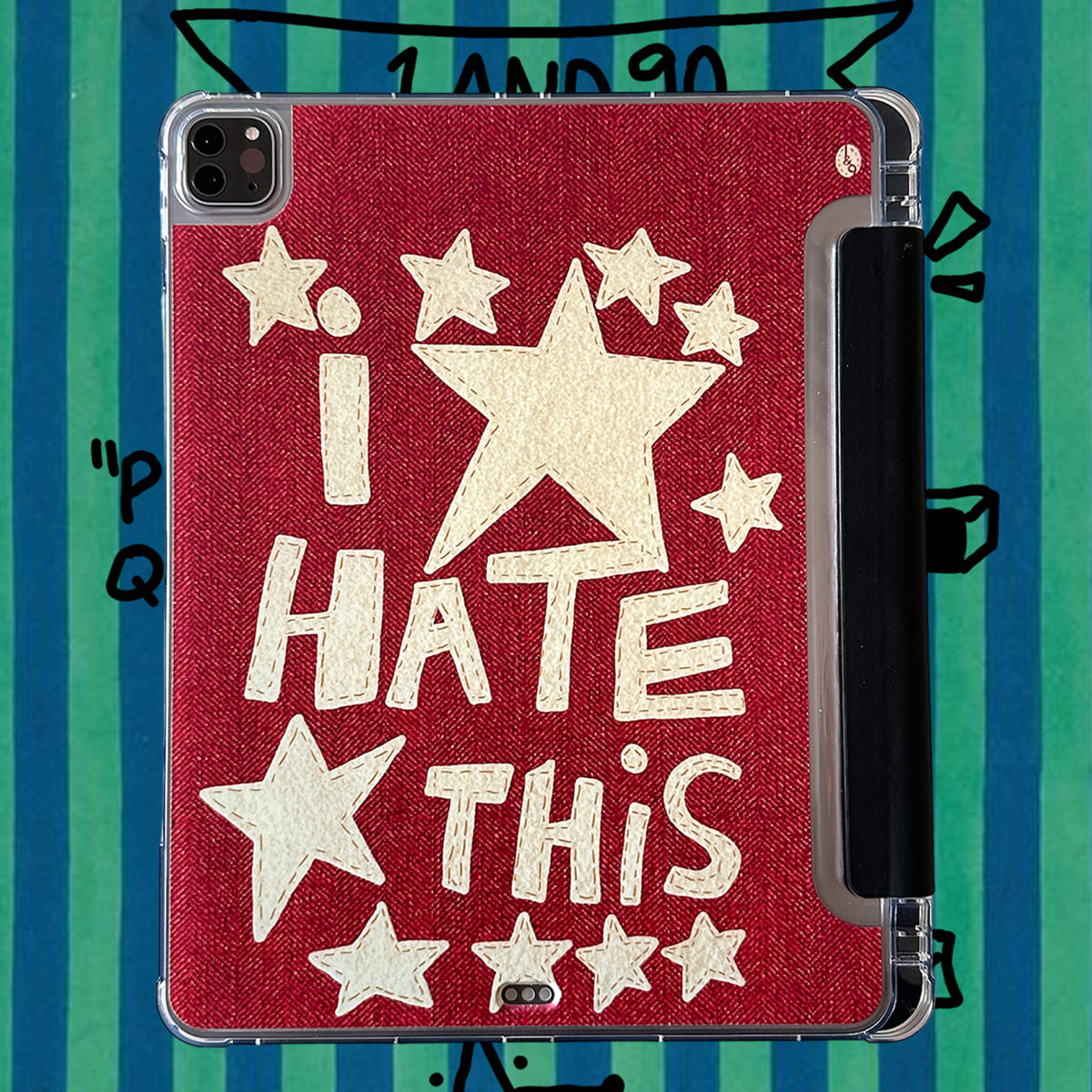 [IPAD CASE] Star Jeans Red